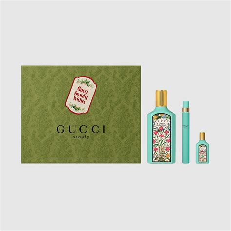 gucci inspired floral set|Gucci flora jasmine gift set.